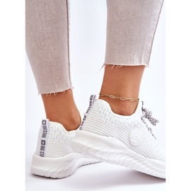 Zapatos Deportivos De Mujer Memory Foam Big Star HH274296 Blanco 5