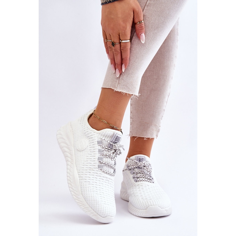 Zapatos Deportivos De Mujer Memory Foam Big Star HH274296 Blanco 1