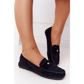 S.Barski Mocasines de ante de mujer de S. Bararski Black negro 1