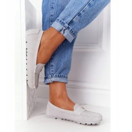 S.Barski Mocasines de ante de mujer S. Barski Grey gris 4