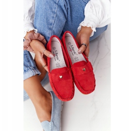 S.Barski Mocasines de ante de mujer de S. Bararski Red rojo 3