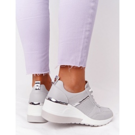 Zapatillas de Piel con Cuña S.Barski Gris 3