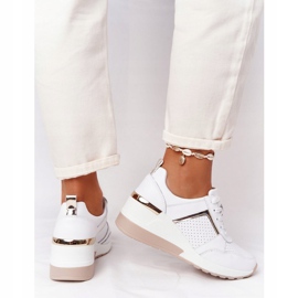 Zapatillas de Piel con Cuña S.Barski Blanco 4