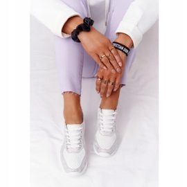 S.Barski Zapatillas de Piel con Cuña S. Barki Blanco-Plata 6