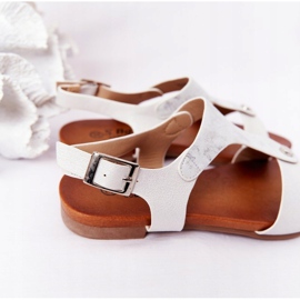 S.Barski Sandalias para niños S. Barski Comfort Silver plata 4