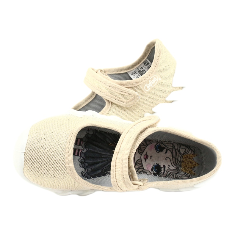 Zapatos befado niños speedy dorados 109P224 beige 4