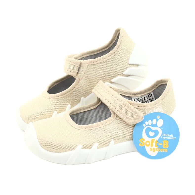 Zapatos befado niños speedy dorados 109P224 beige 6