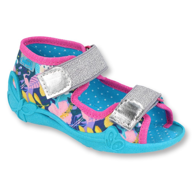 Calzado infantil befado 242P098 azul rosado plata multicolor 1 Calzado infantil befado 242P098 azul rosado plata multicolor 1