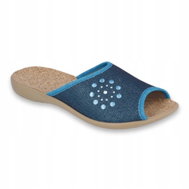 Zapatos de mujer befado pu 254D105 azul azul 1