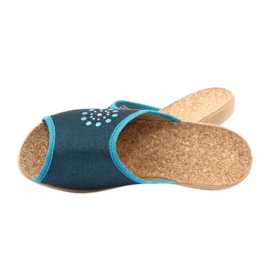 Zapatos de mujer befado pu 254D105 azul azul 5