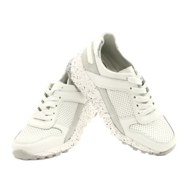 Deportivas mujer FILIPPO DP2008/21 piel blanco 3