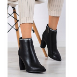 Filippo Botas con Tacón Decorativo negro 5