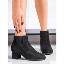 Clowse Botas de gamuza clásicas negro 4