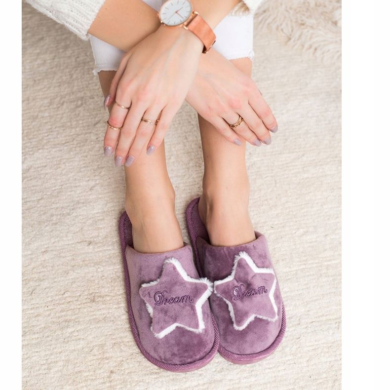 Bona Cómodas pantuflas de ensueño violeta 2