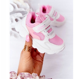 Zapatillas Deportivas Infantiles Zapatillas Blancas y Rosas Azúcar blanco rosado 3