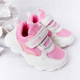 Zapatillas Deportivas Infantiles Zapatillas Blancas y Rosas Azúcar blanco rosado 2