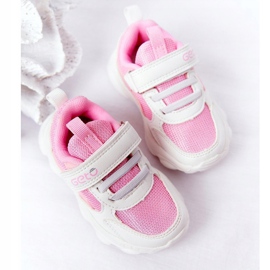 Zapatillas Deportivas Infantiles Zapatillas Blancas y Rosas Azúcar blanco rosado 5