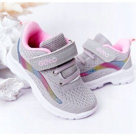 Zapatos deportivos para niños Zapatillas deportivas Gris Ready Go! rosado multicolor 4