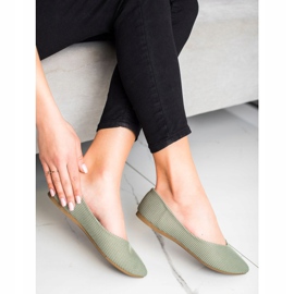 Bailarinas VINCEZA a rayas verde 1 Bailarinas VINCEZA a rayas verde 1