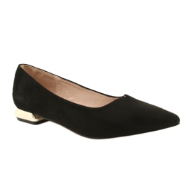 Salón con Tacones Dorados FILIPPO DP2091 / 21 BK negro 3 Salón con Tacones Dorados FILIPPO DP2091 / 21 BK negro 3