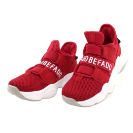 Calzado infantil befado 516X064 blanco rojo 3