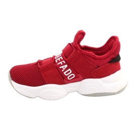 Calzado infantil befado 516X064 blanco rojo 2