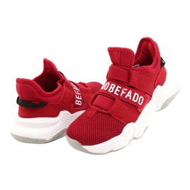 Calzado infantil befado 516X064 blanco rojo 4