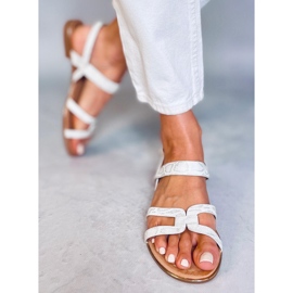 Sandalias plateadas para mujer H8-176 Silver plata 1