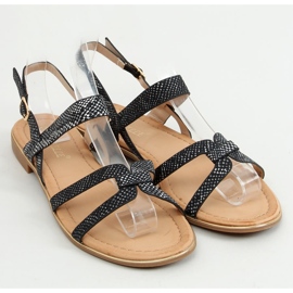 Sandalias de mujer negras H8-176 Negra negro 3