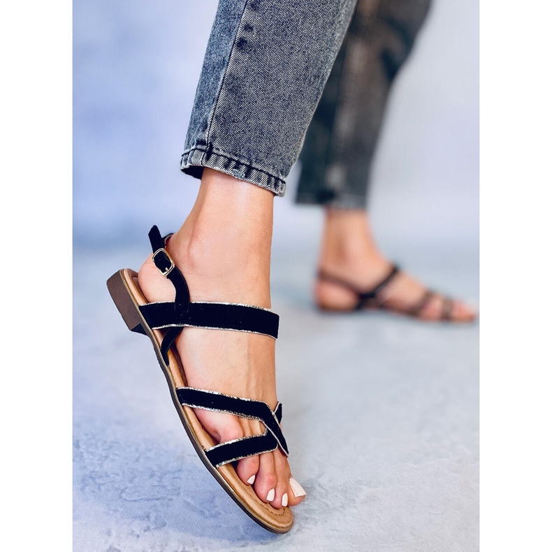 Sandalias de mujer negras H8-177 Negra negro 2