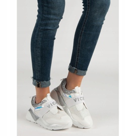 VICES Zapatos deportivos sin cordones blanco 5