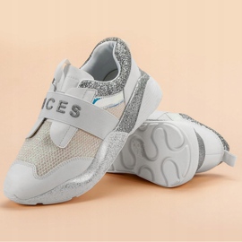 VICES Zapatos deportivos sin cordones blanco 6