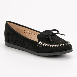 Seastar Mocasines negros calados 2