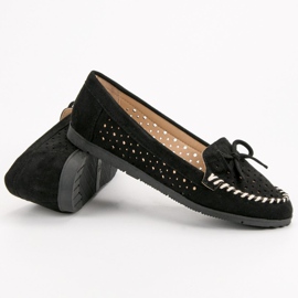 Seastar Mocasines negros calados 1 Seastar Mocasines negros calados 1