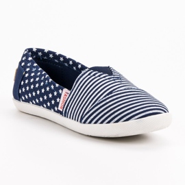 SHELOVET Slipons Textiles azul 3