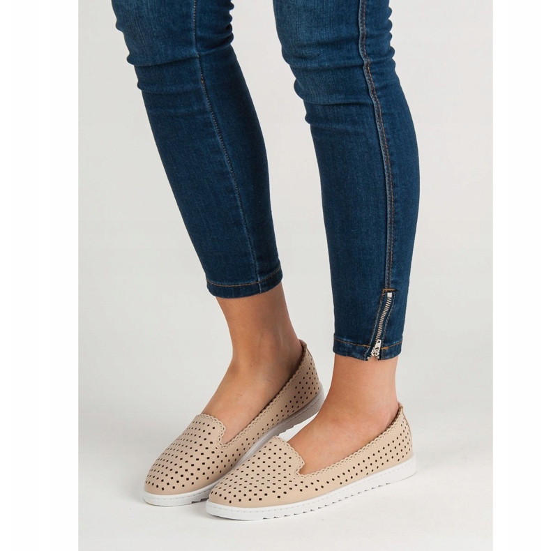 SHELOVET Señores calados beige 1