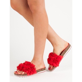 Seastar Zapatillas rojas de moda rojo 2