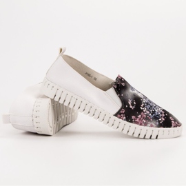 Vices Slipons con patrón blanco multicolor 3