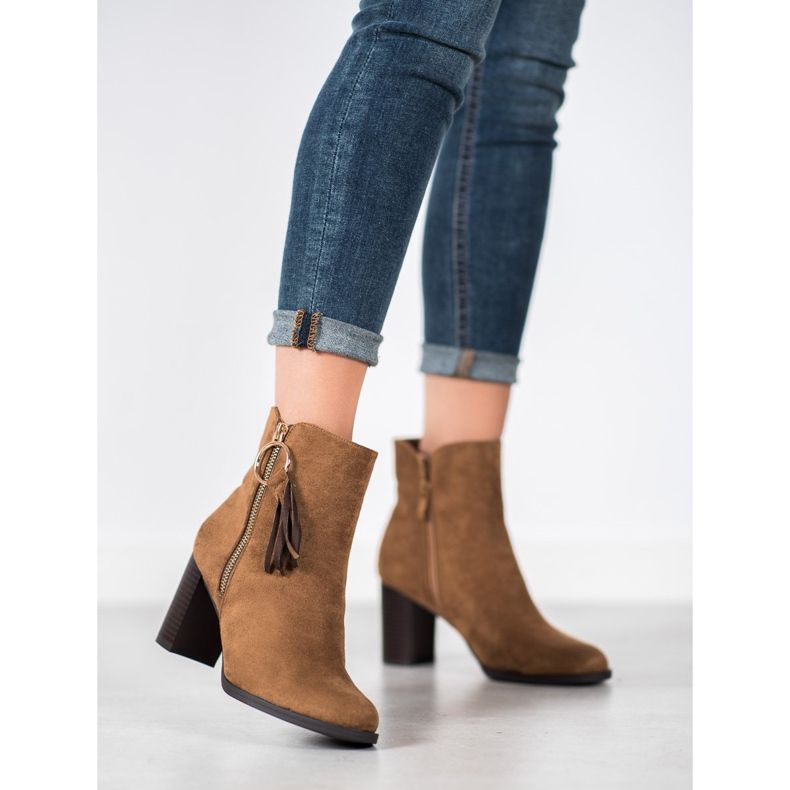 Filippo Botas de gamuza con estilo marrón 1 Filippo Botas de gamuza con estilo marrón 1