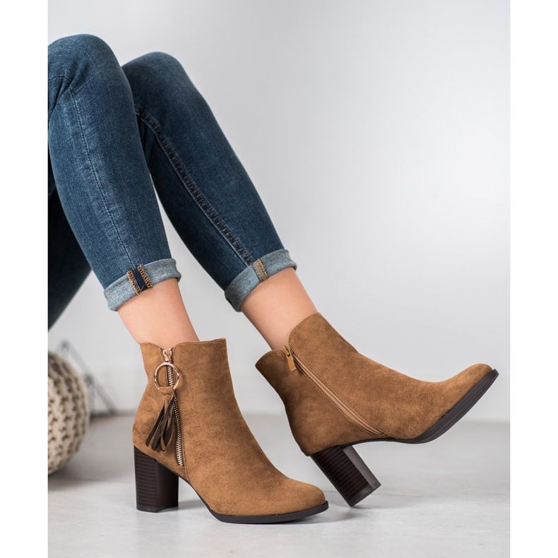 Filippo Botas de gamuza con estilo marrón 2 Filippo Botas de gamuza con estilo marrón 2