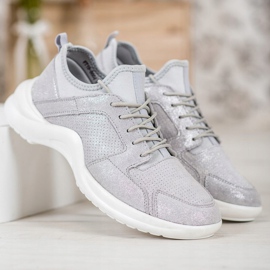 Calzado deportivo de piel VINCEZA gris 3
