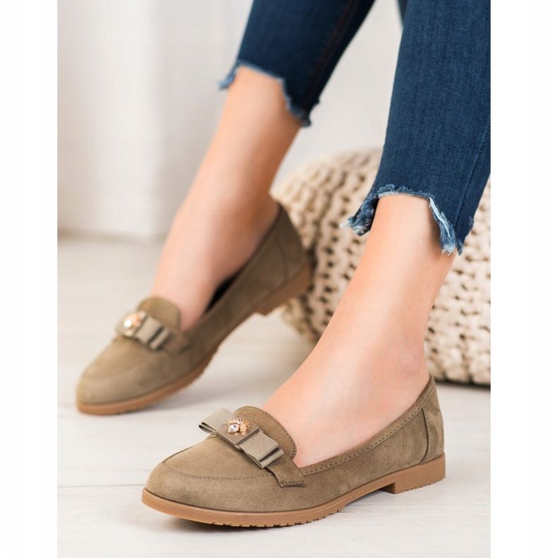 Miss Laura Señores con lazo decorativo caqui verde 1