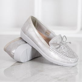 SHELOVET Mocasines cómodos gris 1 SHELOVET Mocasines cómodos gris 1