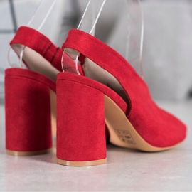 Filippo Sandalias sin cordones en una barra rojo 2