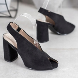 Filippo Sandalias sin cordones en una barra negro 1 Filippo Sandalias sin cordones en una barra negro 1