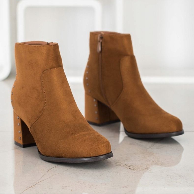 Botas VINCEZA camel marrón 1