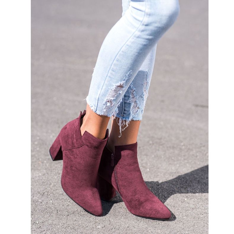 Botas altas VINCEZA rojo 1