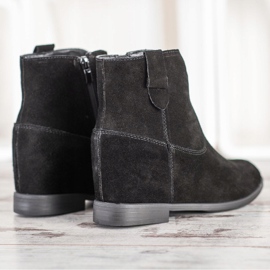 Filippo Botines de piel negro 2