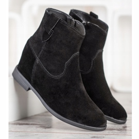 Filippo Botines de piel negro 3