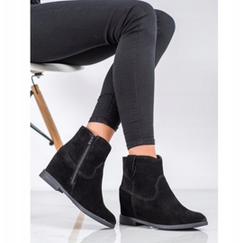 Filippo Botines de piel negro 4